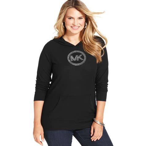 michael kors sweatshirt womens black|Michael Kors hoodie women's.